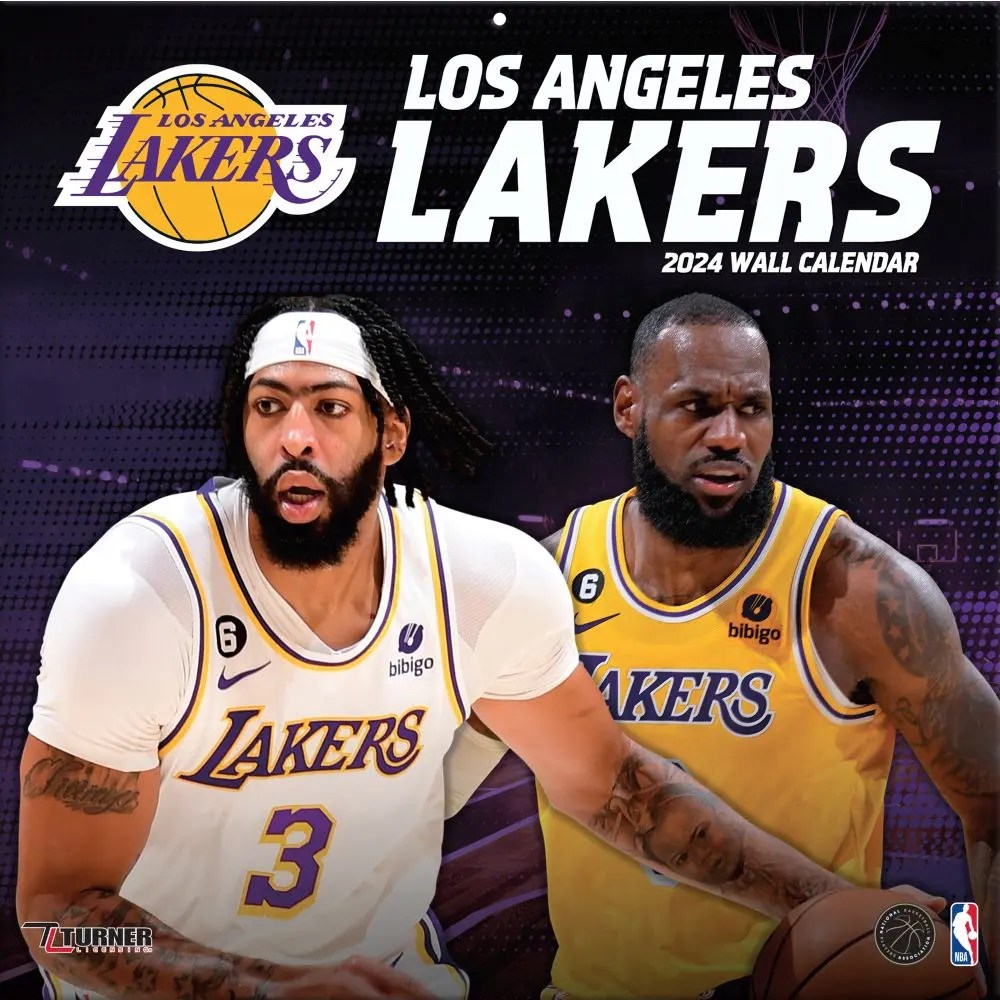 Lakers 2024 And 2024 Schedule Season Los Angeles Lakers 2024 Wall Calendar