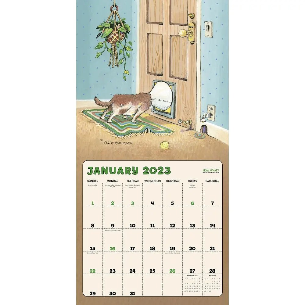 Gary Pattersons Dogs 2023 Wall Calendar