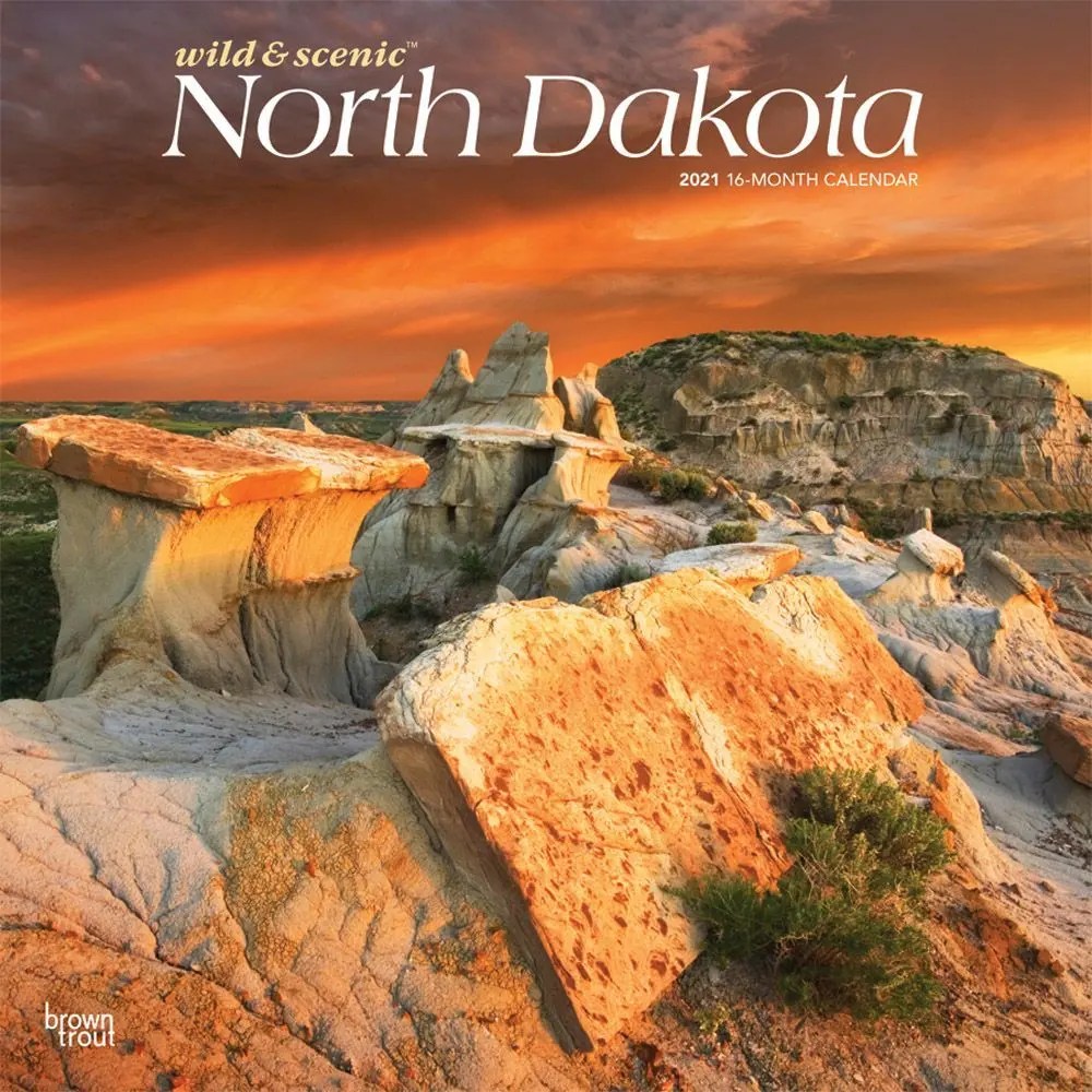 North Dakota Wall Calendar