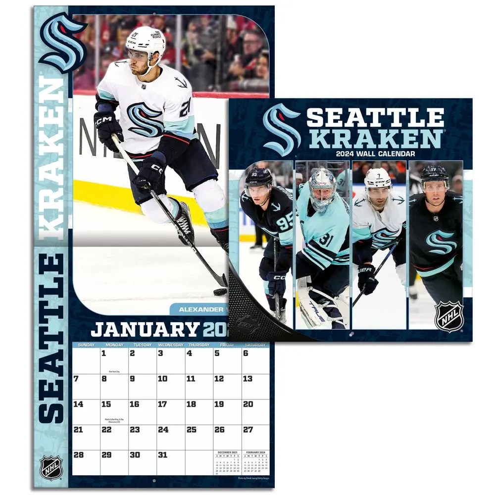 Seattle Kraken 2024 Mini Wall Calendar