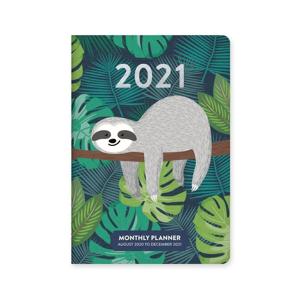 Sloth Desk Calendar 2024 Follow Your Dreams Sloth Planner