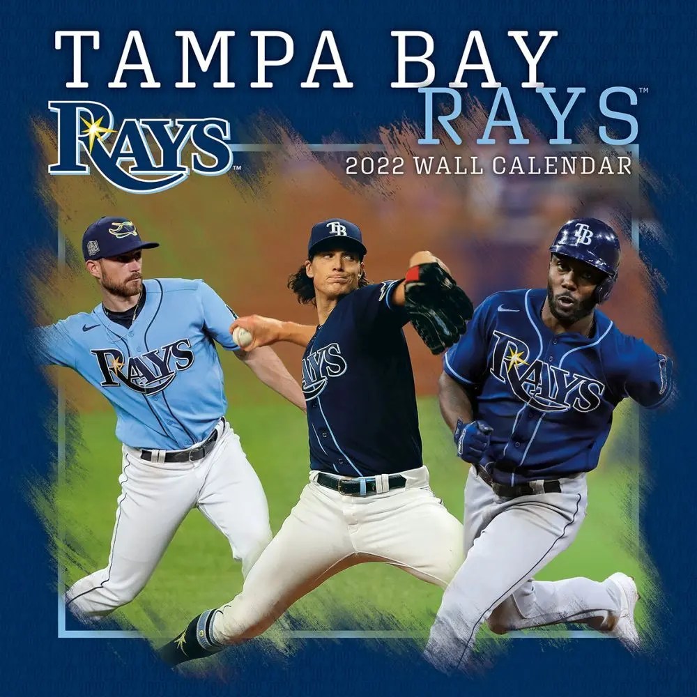 MLB Tampa Bay Rays 2022 Wall Calendar