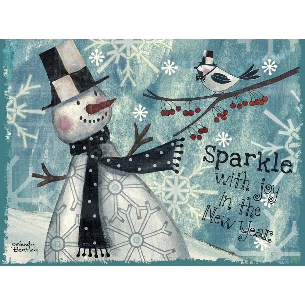 Sparkly Christmas Cards Sparkle Classic 5.3 In X 6.9 In Christmas Cards by Wendy Bentley