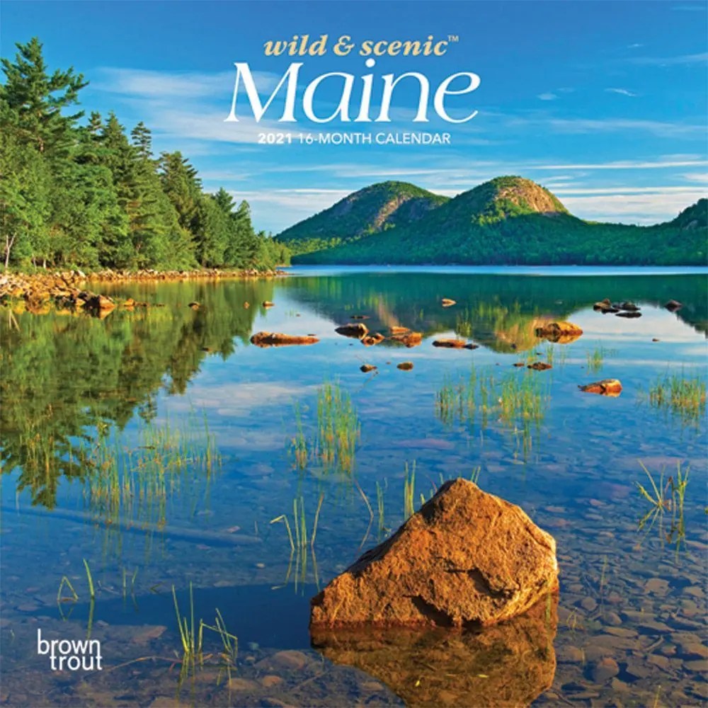 Maine Mini Wall Calendar