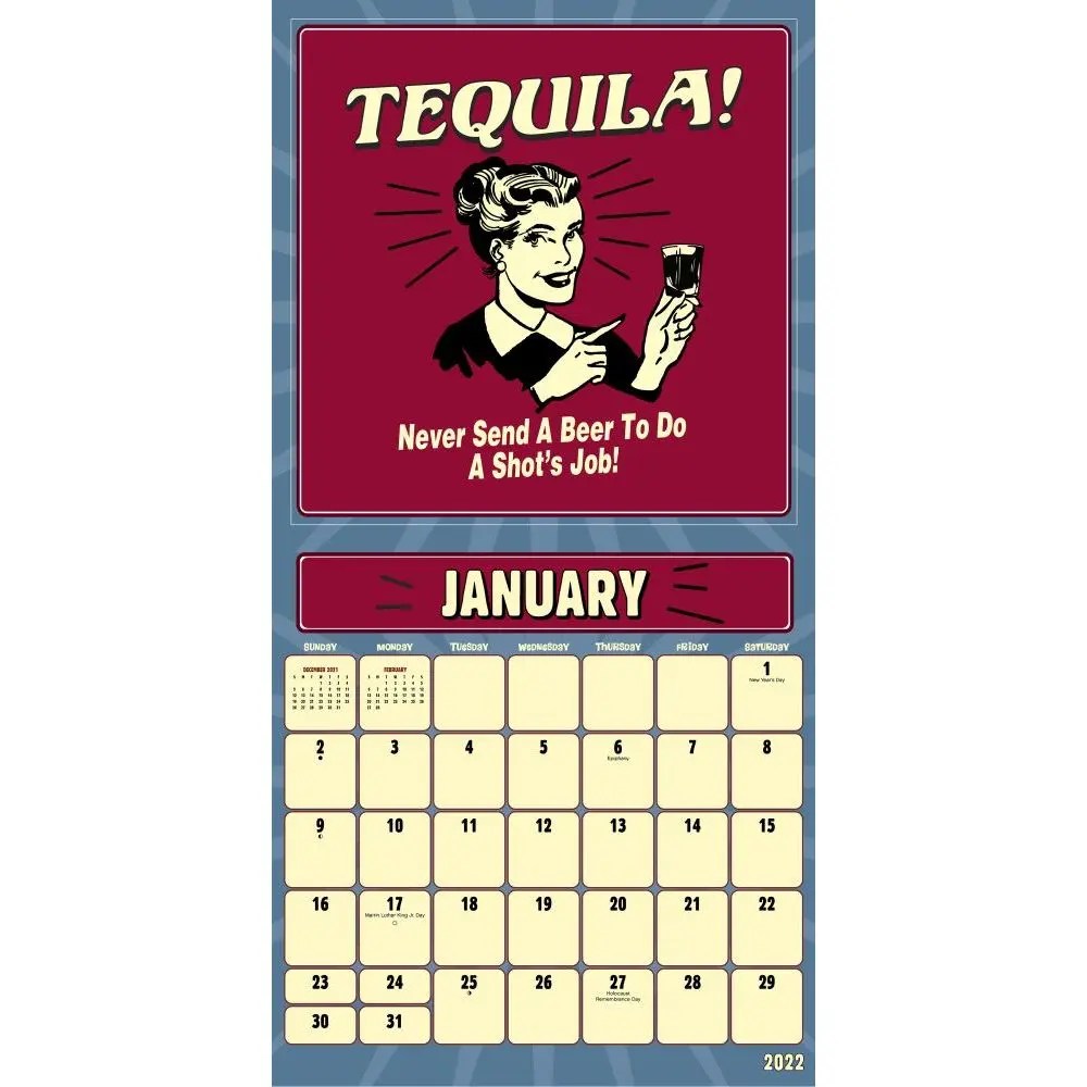 Retro Spoof 2022 Wall Calendar - Calendars.com