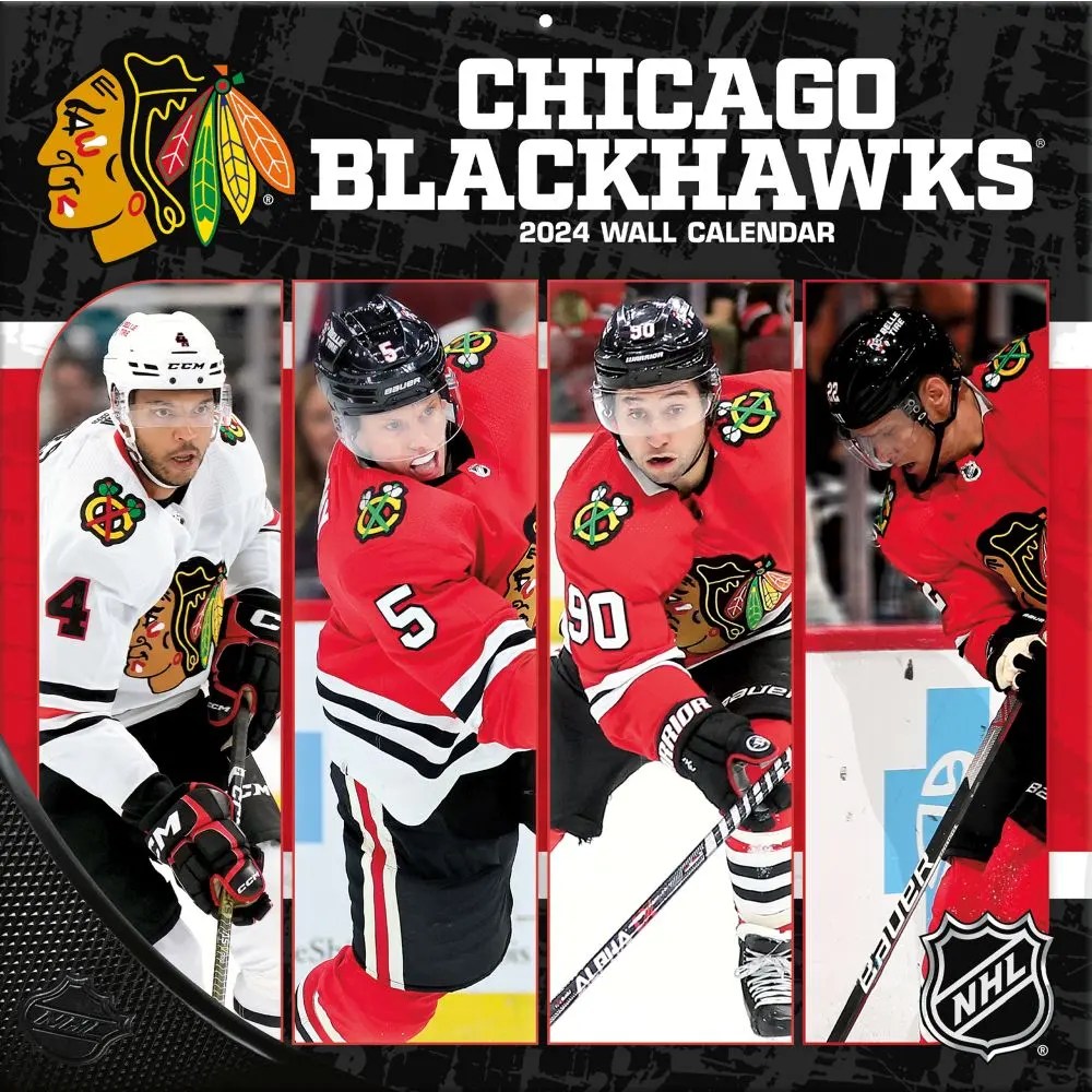 Chicago Blackhawks 2024 Wall Calendar