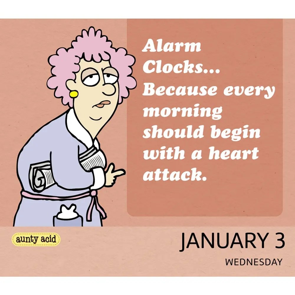 Aunty Acid 2024 Desk Calendar