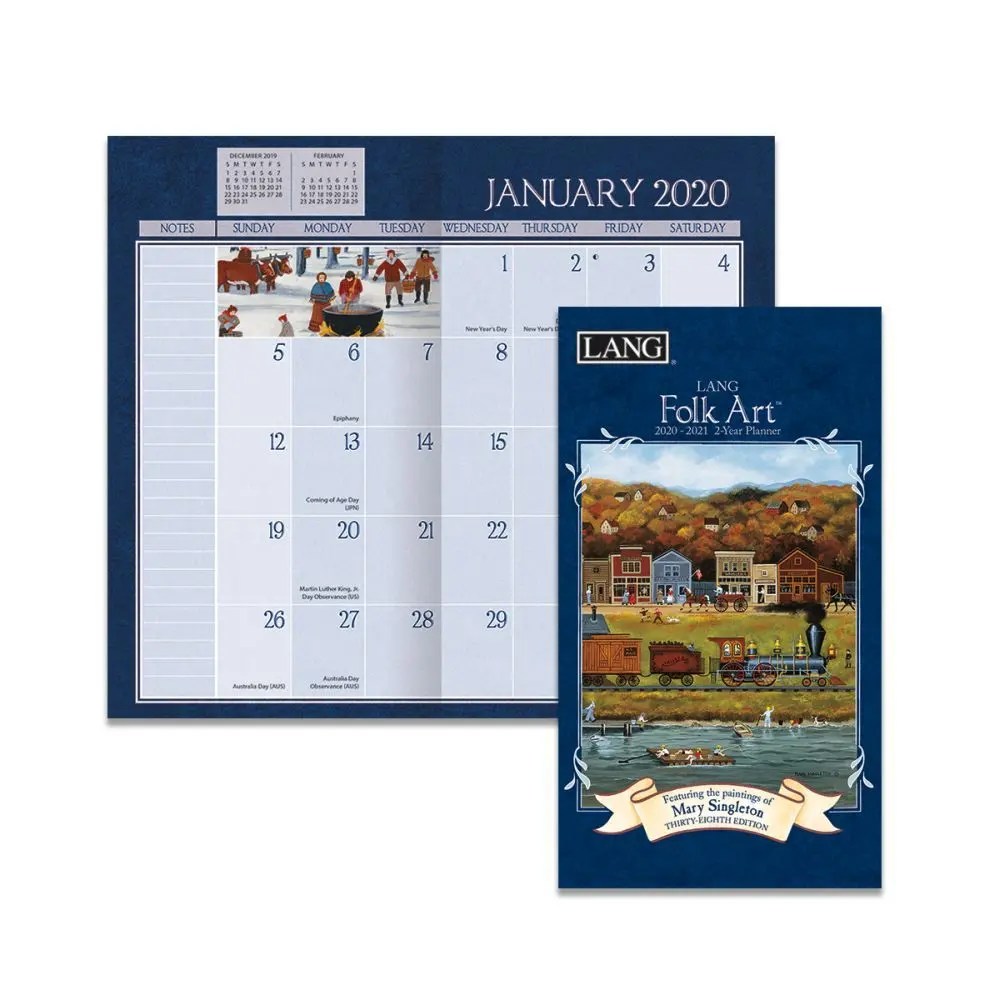Lang Folk Art 2Year Planner by Mary Singleton