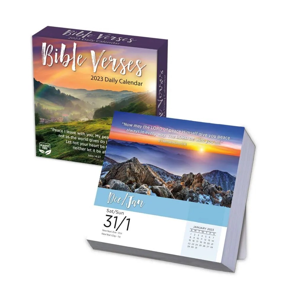 bible verse calendar 2023 Bible Verses 2023 Desk Calendar