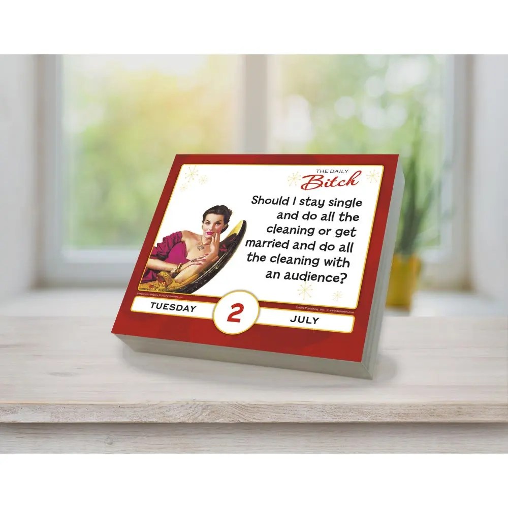 The Daily Bitch 2024 Desk Calendar