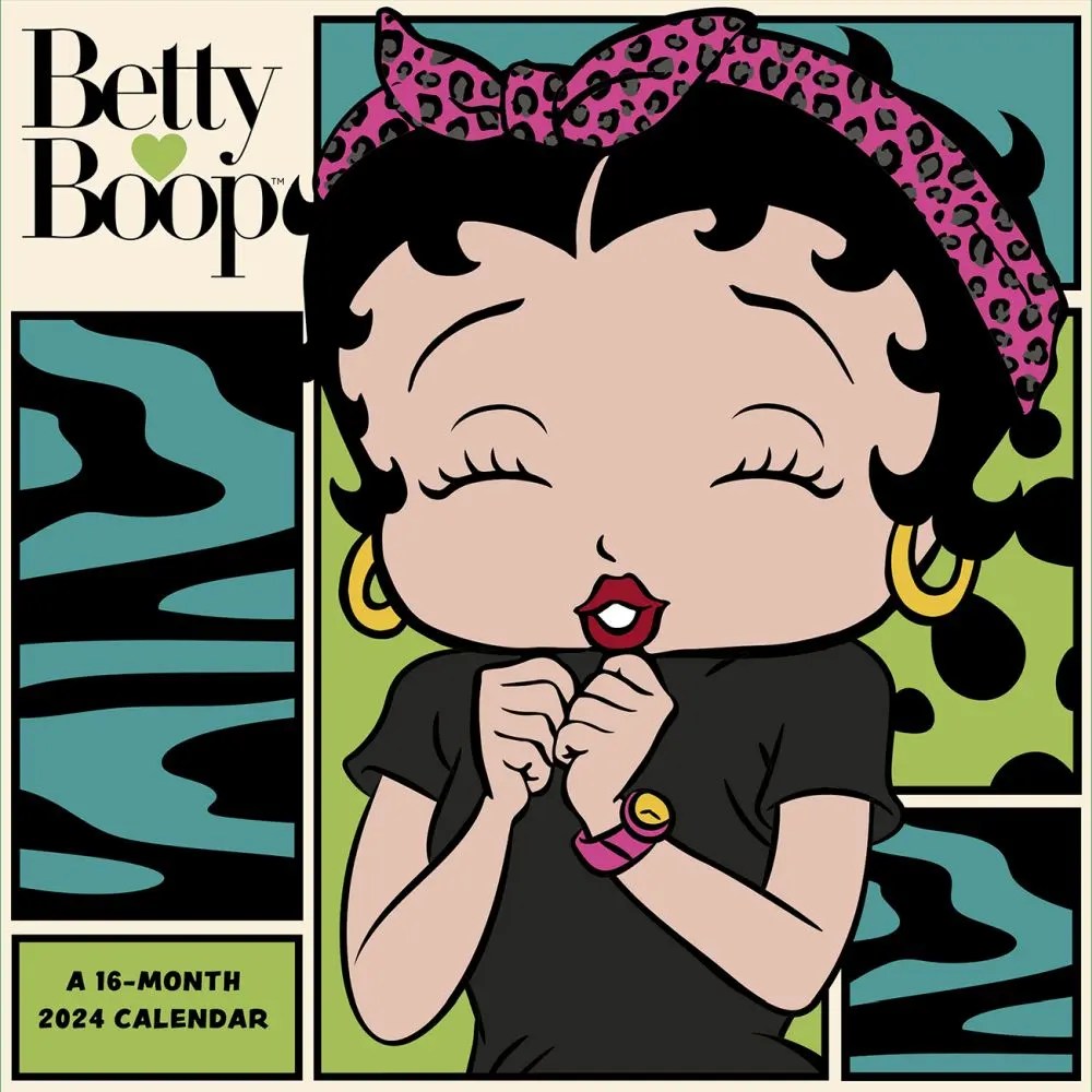 Olivia De Berardinis Bettie 2024 Calendar Betty Boop 2024 Mini Wall Calendar