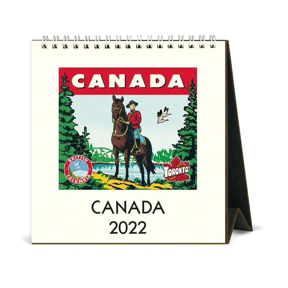 Canada 2022 Easel Calendar