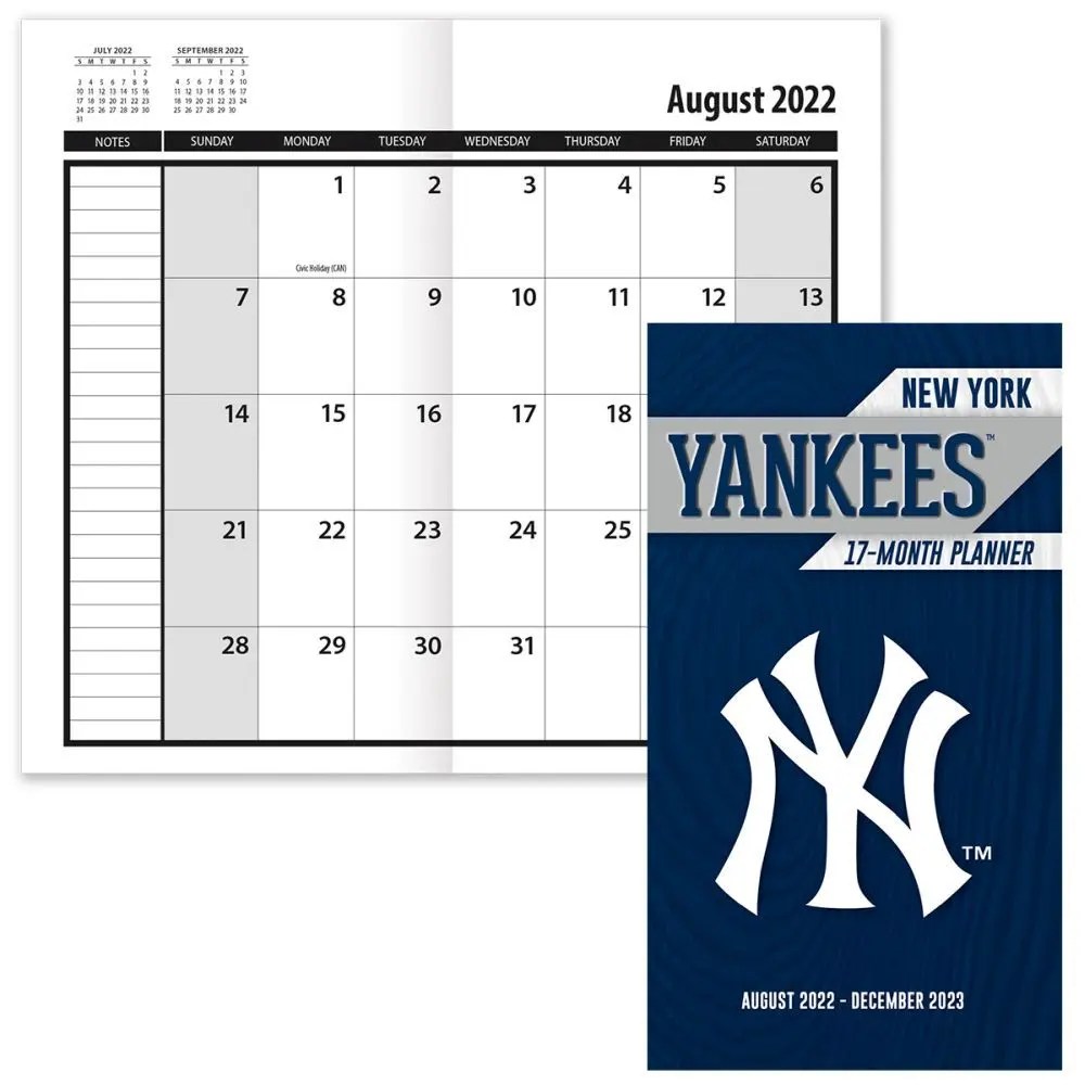New York Yankees 2023 17Month Pocket Planner