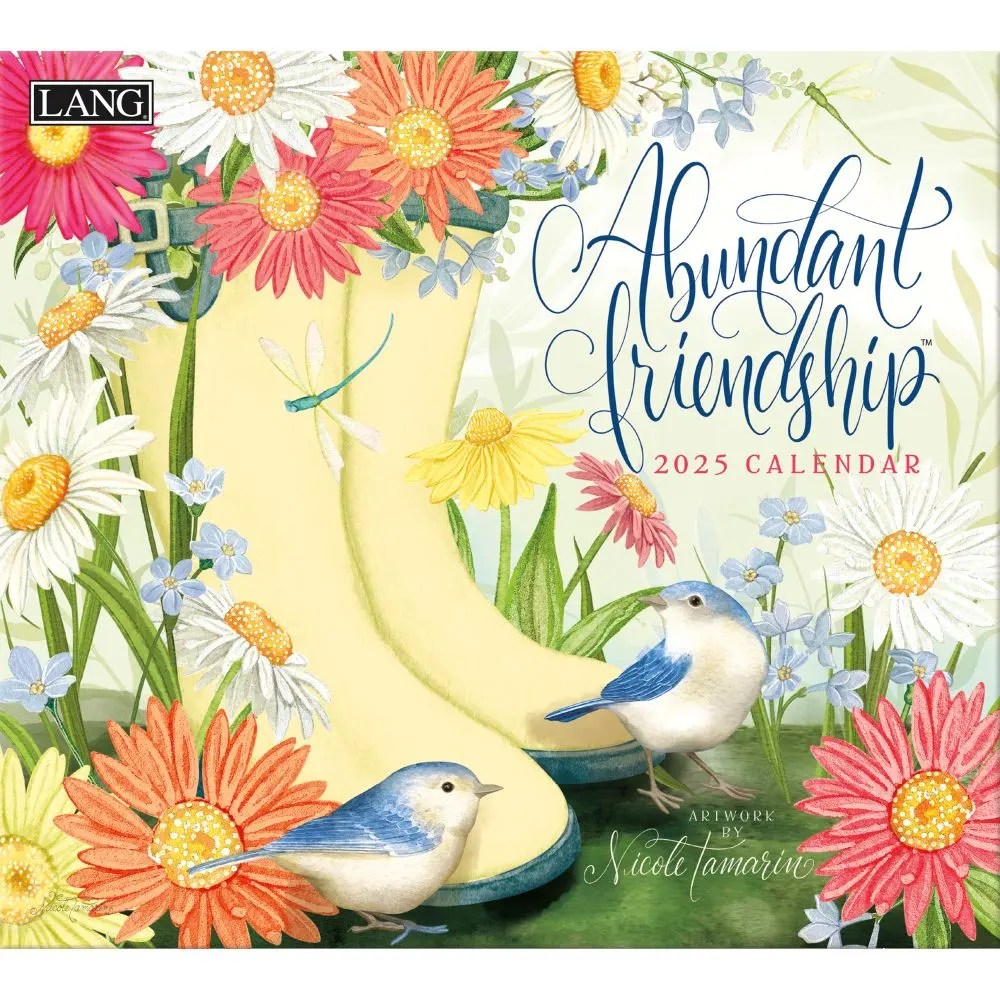 Abundant Friendship by Nicole Tamarin 2025 Wall Calendar