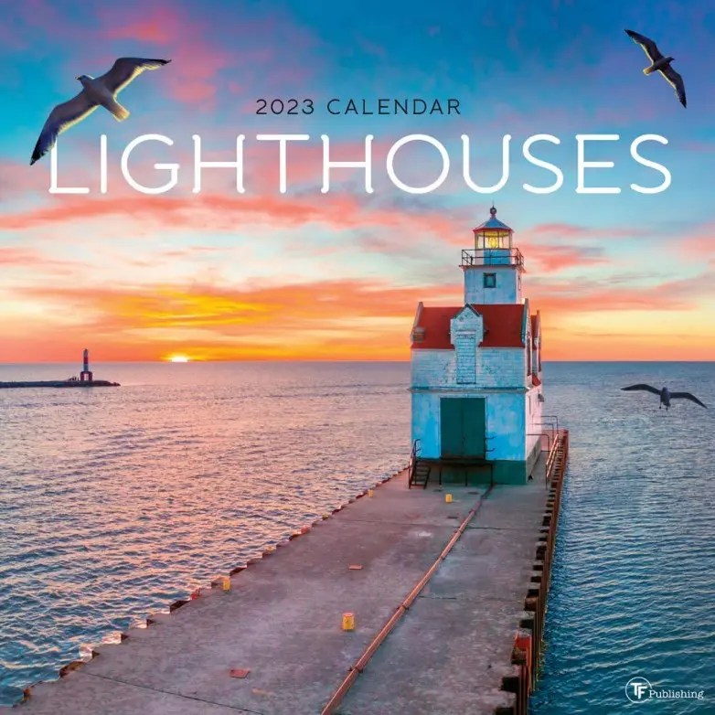 lighthouses calendar 2023 Lighthouses 2023 Wall Calendar