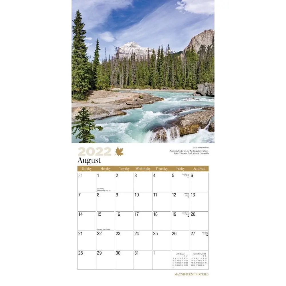 Magnificent Rockies 2022 Mini Wall Calendar