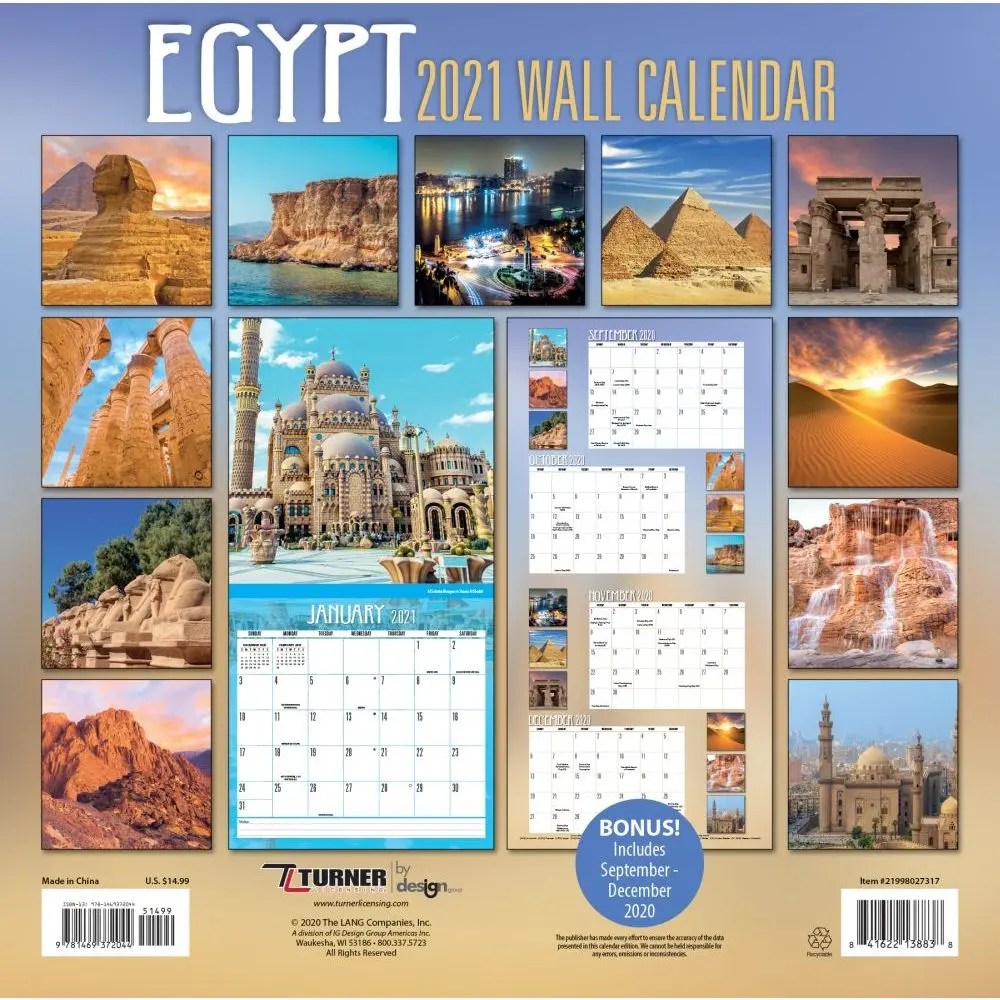Egypt Wall Calendar
