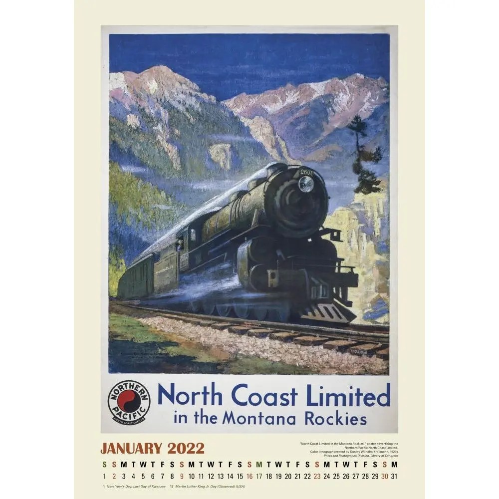 Travel the World 2022 Large Wall Calendar