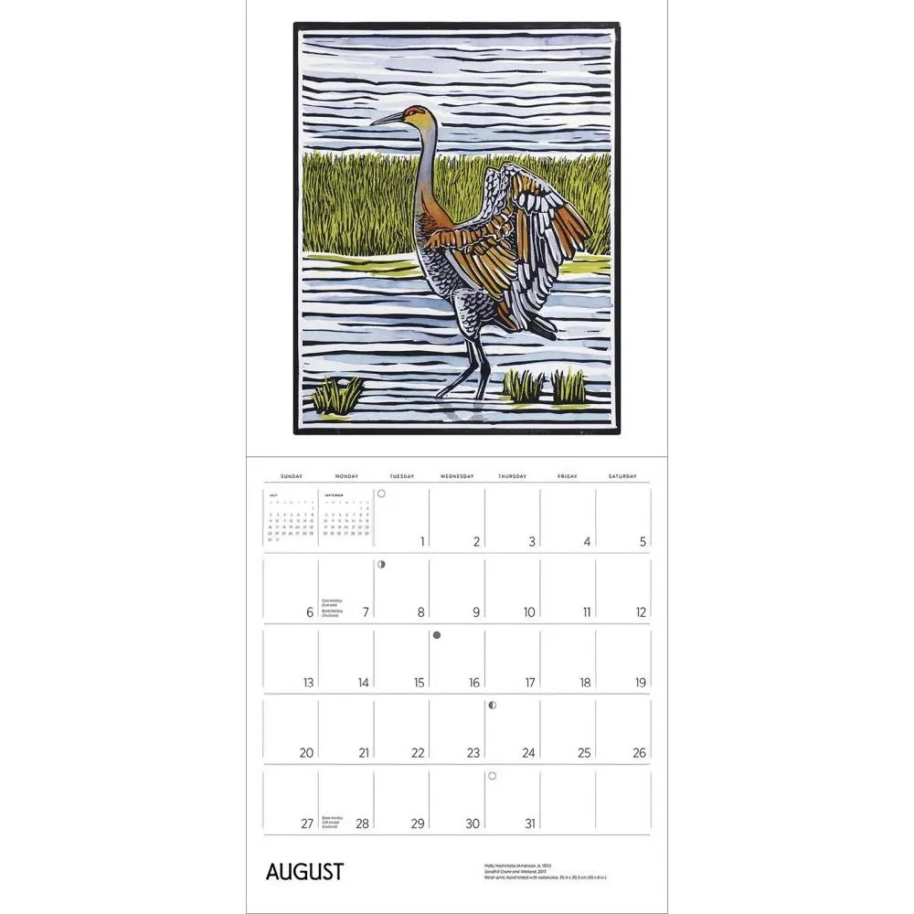 molly hashimoto calendar 2023 Molly Hashimoto Birds 2023 Wall Calendar