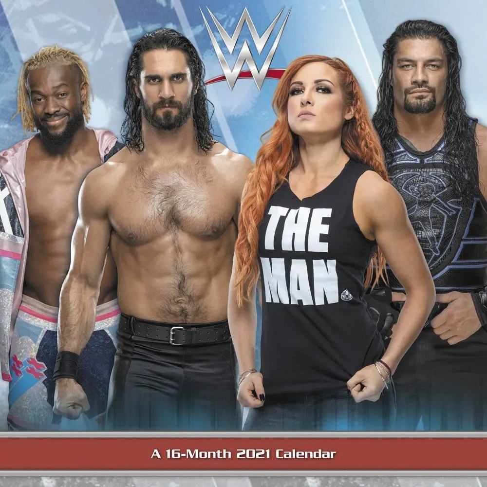 Wwe Wall Calendar 2023 - Printable Word Searches
