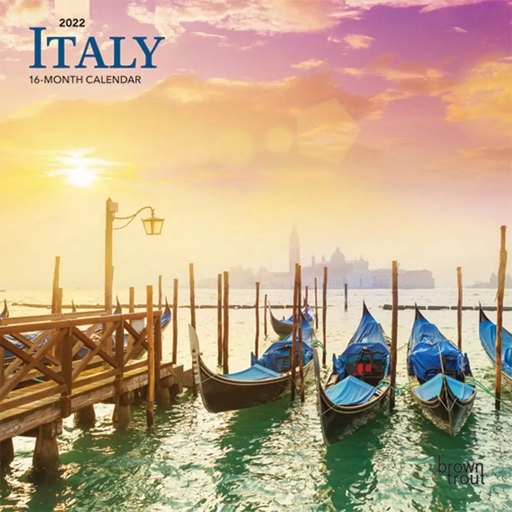 Italy 2022 Mini Wall Calendar