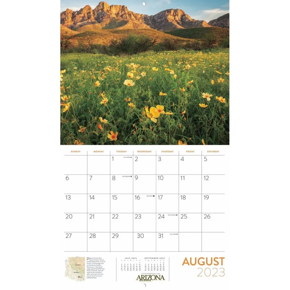Arizona Highways Scenic 2023 Wall Calendar