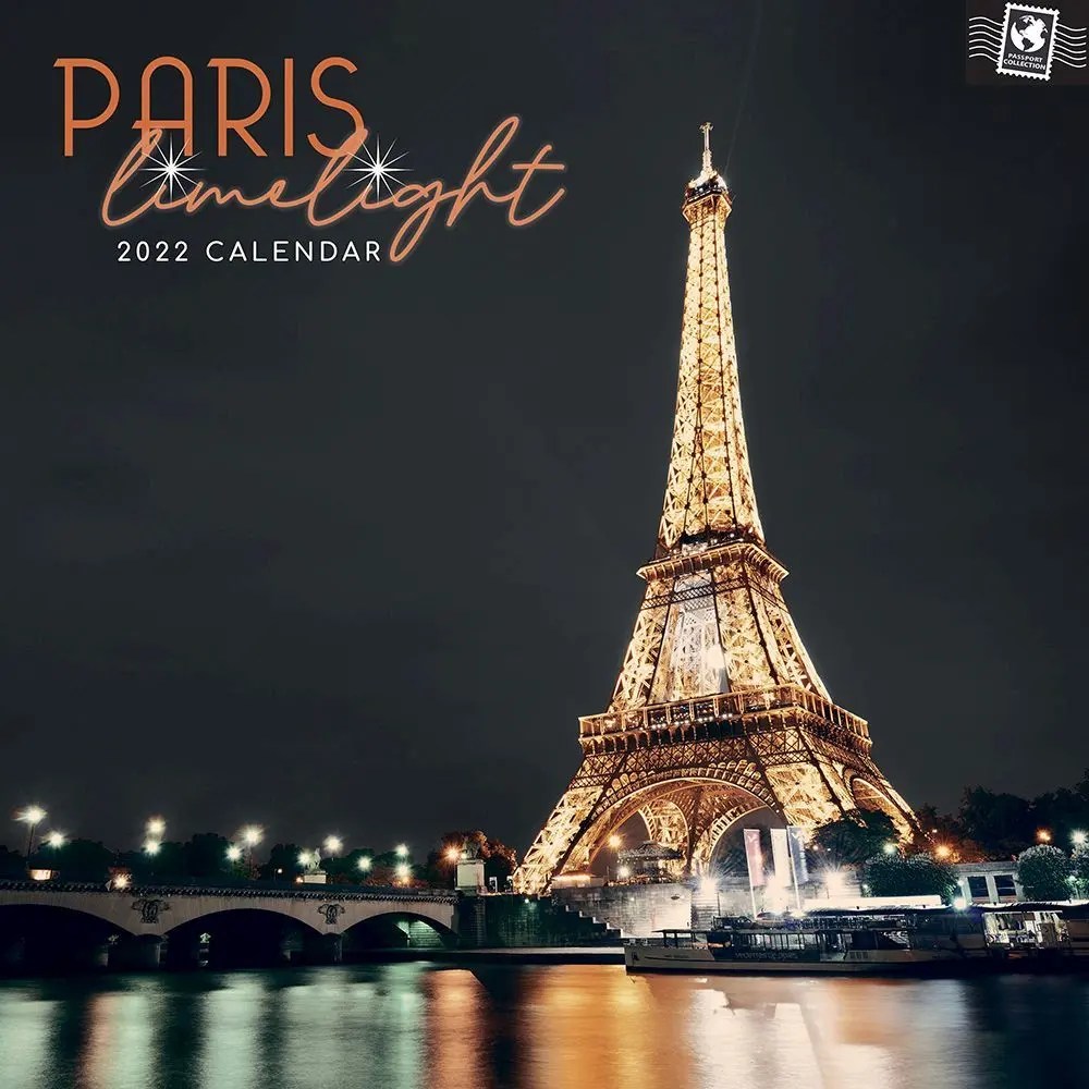 Paris Limelight 2022 Wall Calendar