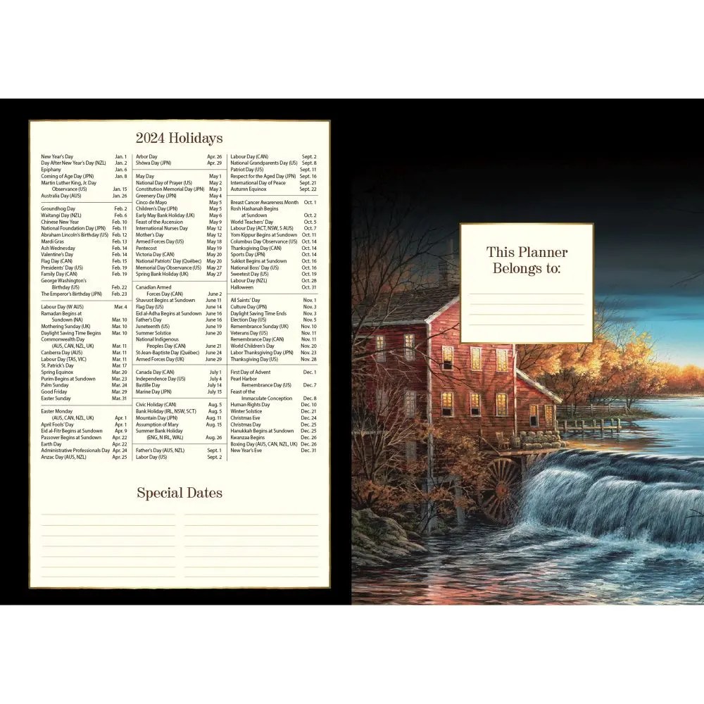 Terry Redlin 2024 Planner