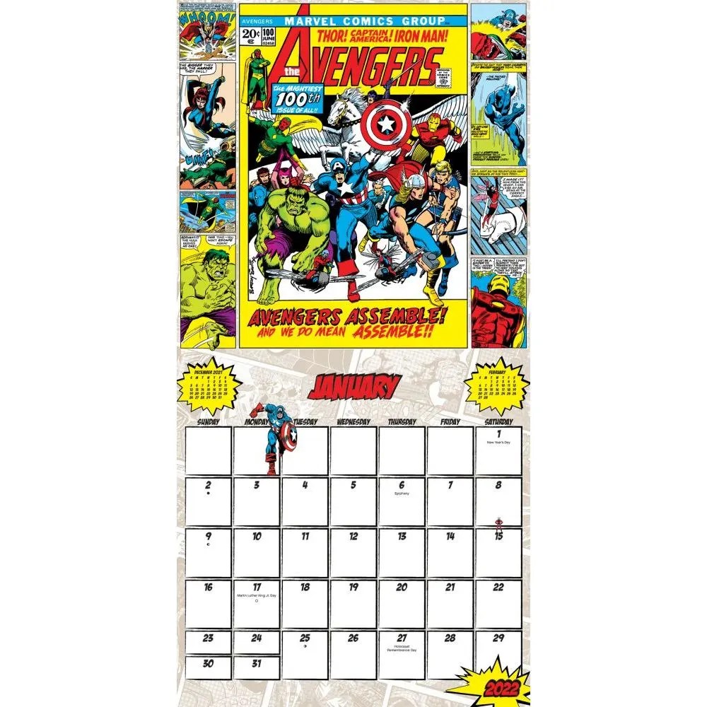 Marvel 2022 Calendar Kumpulan Cara Mudah
