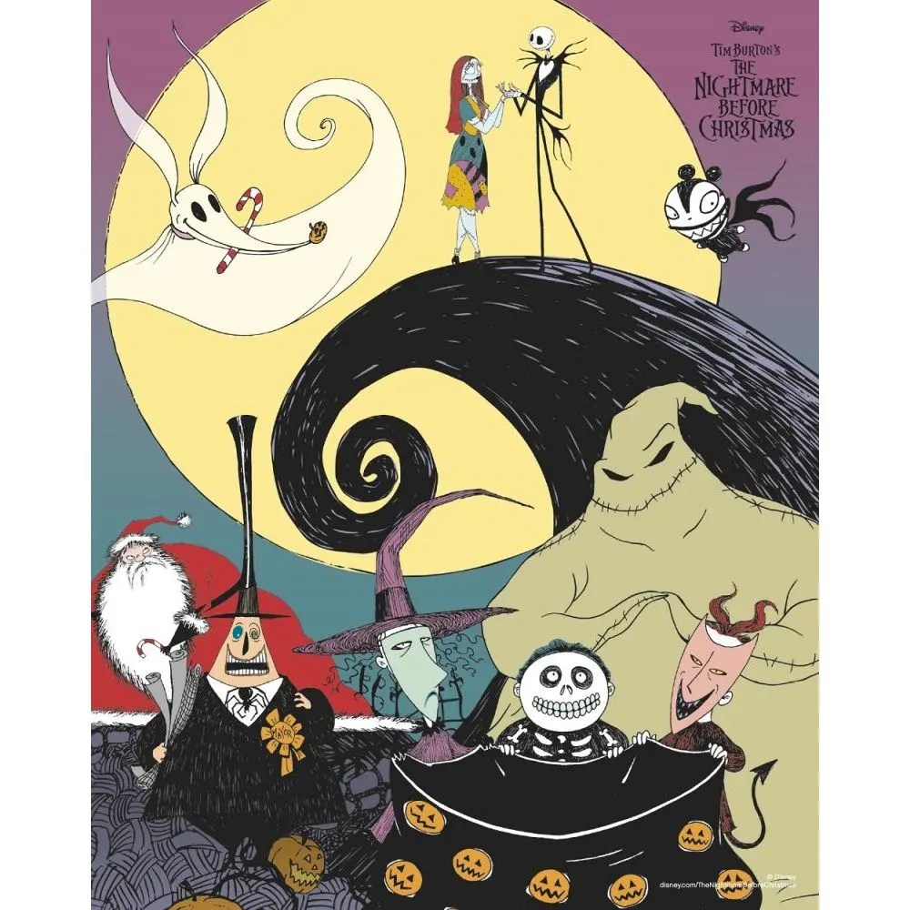 Nightmare Before Christmas Exclusive 2022 Wall Calendar with Collectors