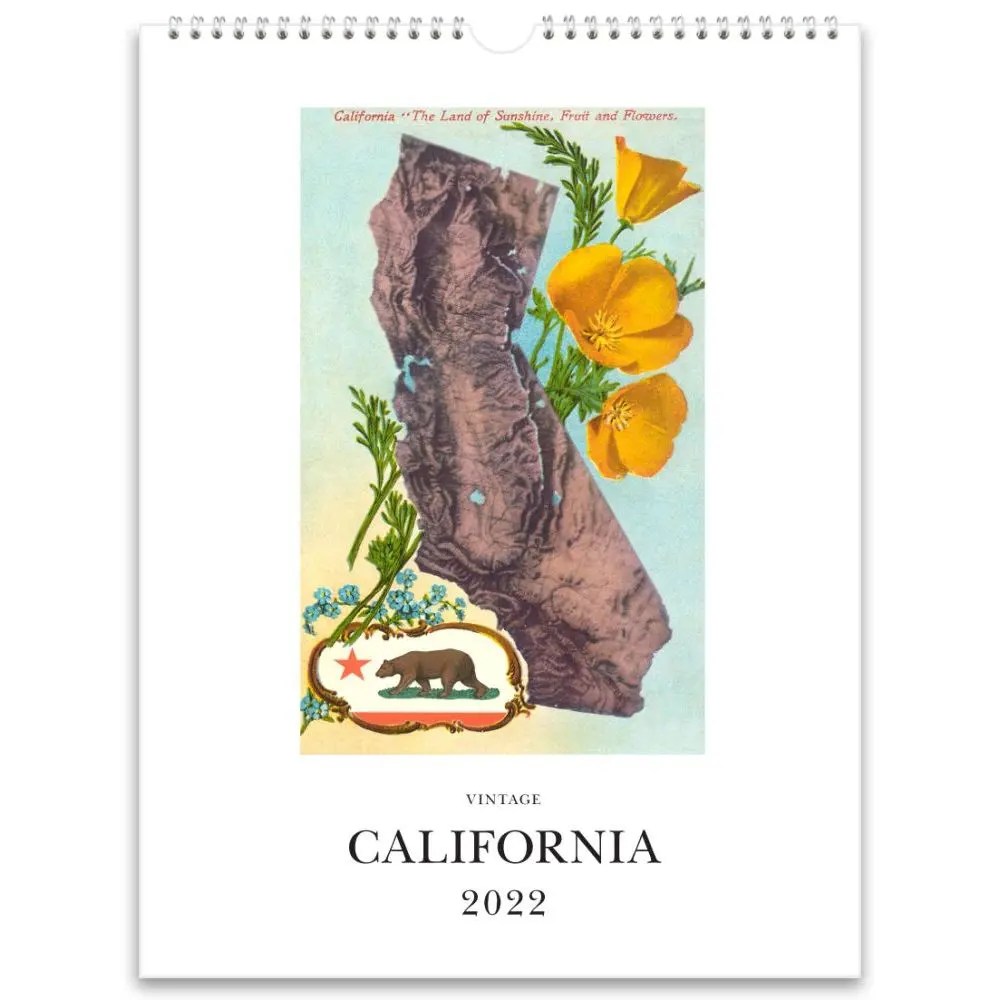 Wall Calendar 2022 California Towns December Calendar 2022