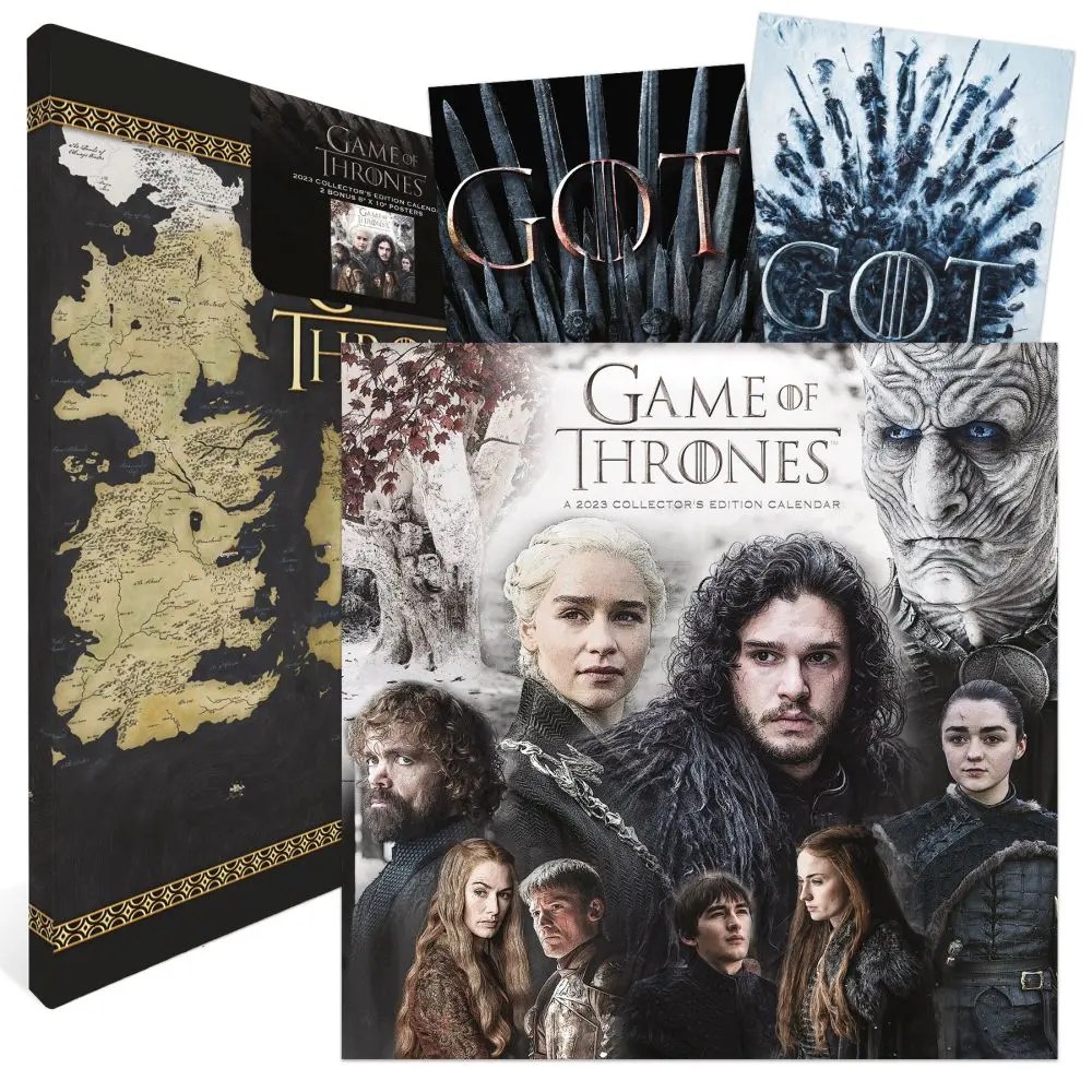 Game of Thrones Collectors Edition 2023 Wall Calendar