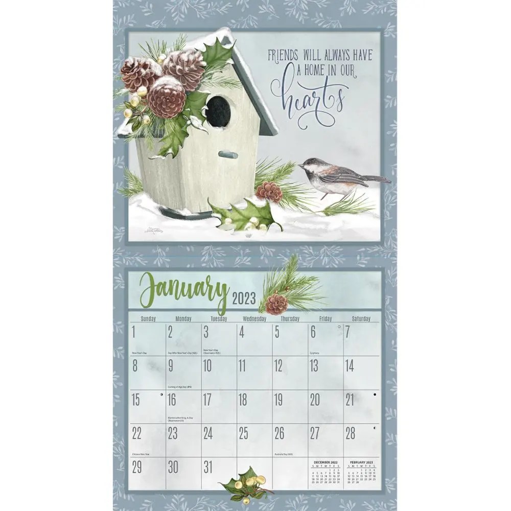 Abundant Friendship 2023 Wall Calendar