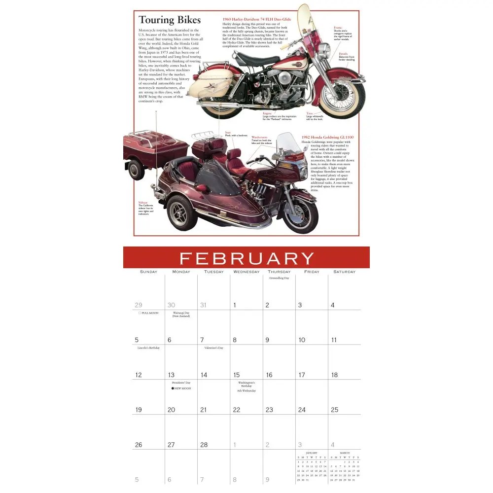 Motorcycles Ultimate 2023 Wall Calendar