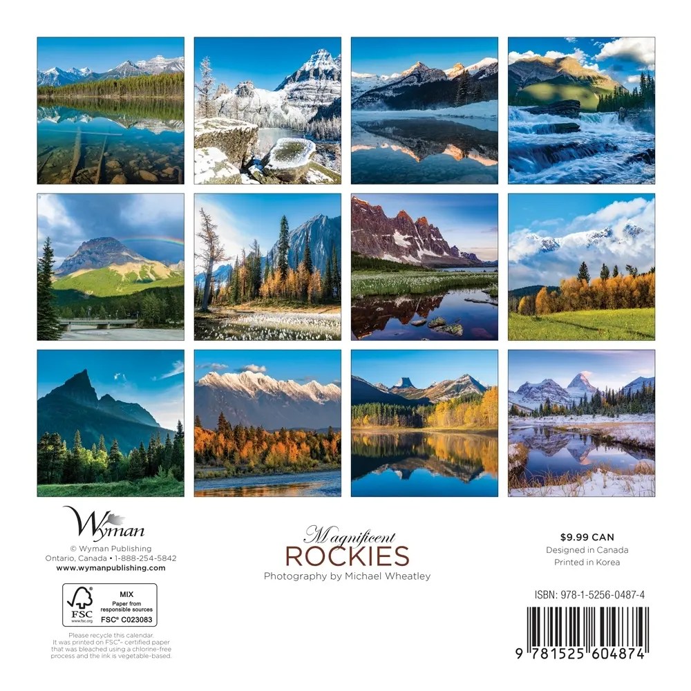 Magnificent Rockies Mini Wall Calendar