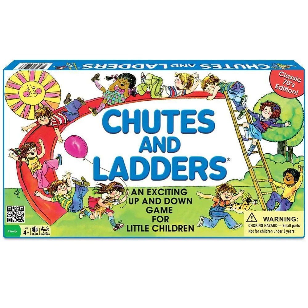 Chutes and Ladders Classic Board Game - Calendars.com