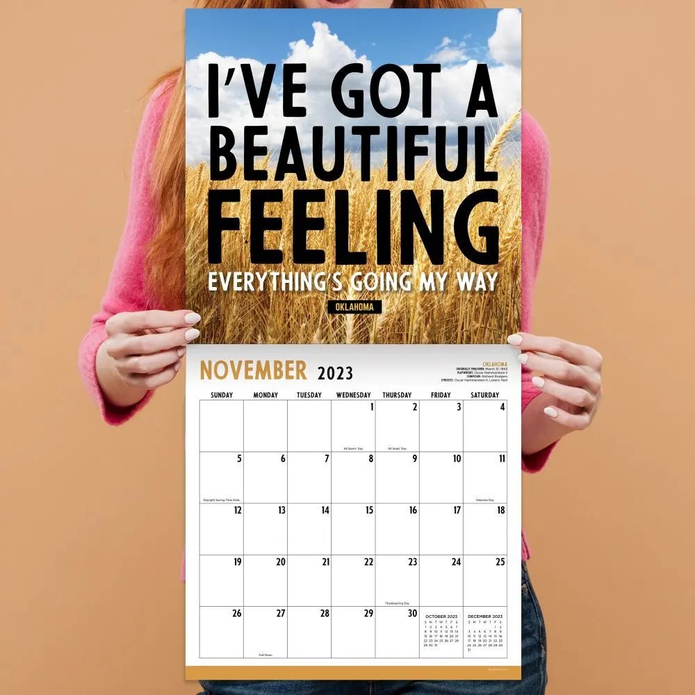 Broadway Musical Calendar 2024 On Broadway 2023 Wall Calendar