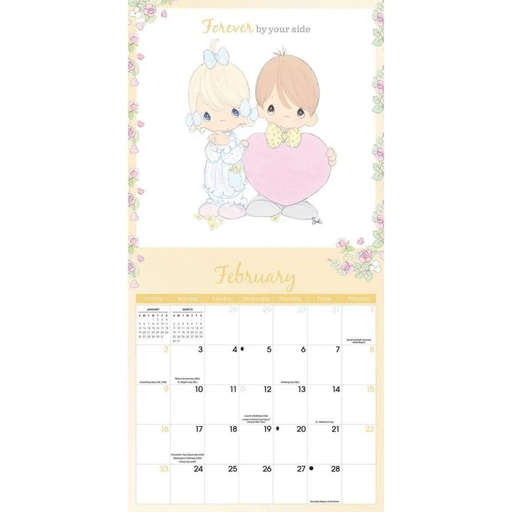 Precious Moments 2025 Wall Calendar