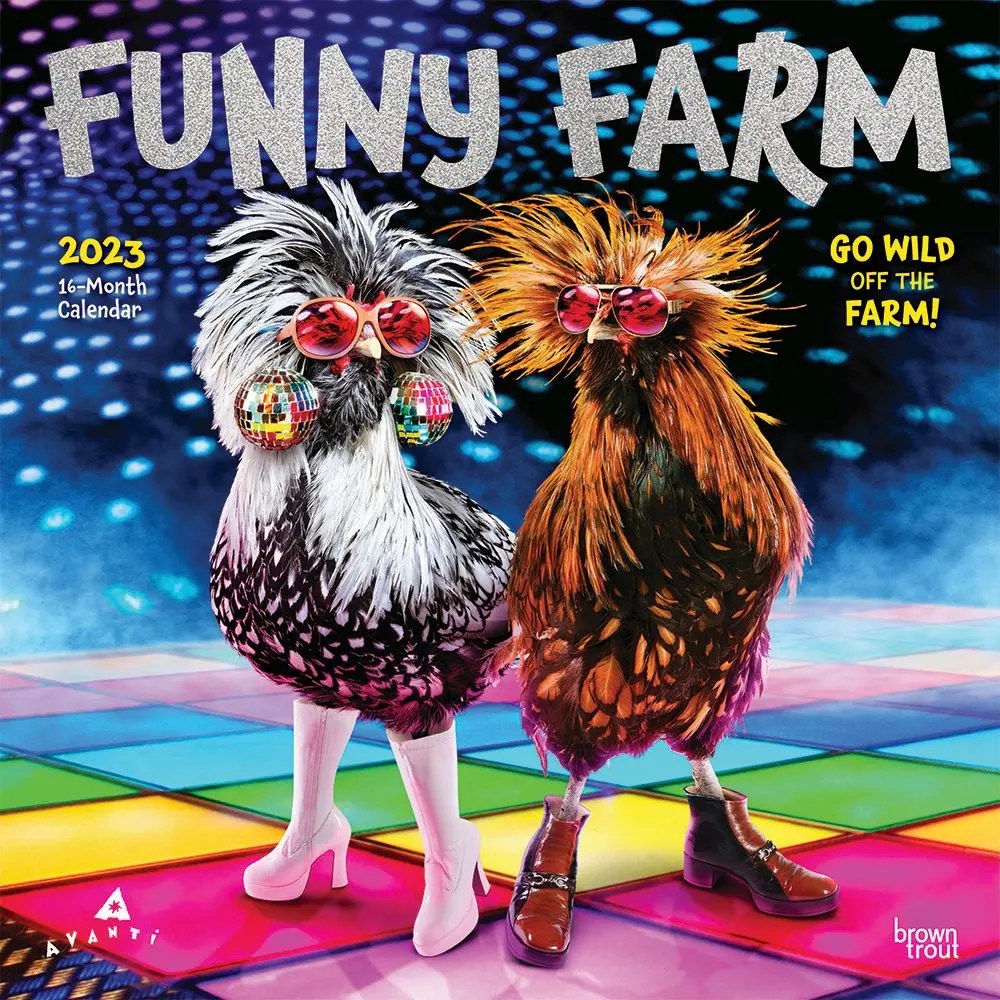 Avanti Funny Farm 2023 Wall Calendar