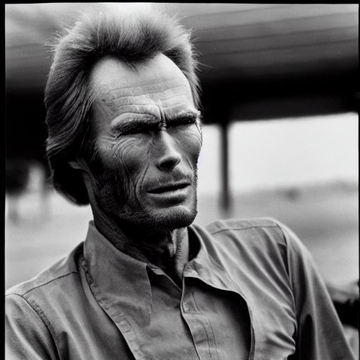 stabilityai/stablediffusion · Photograph of 1970s Clint Eastwood
