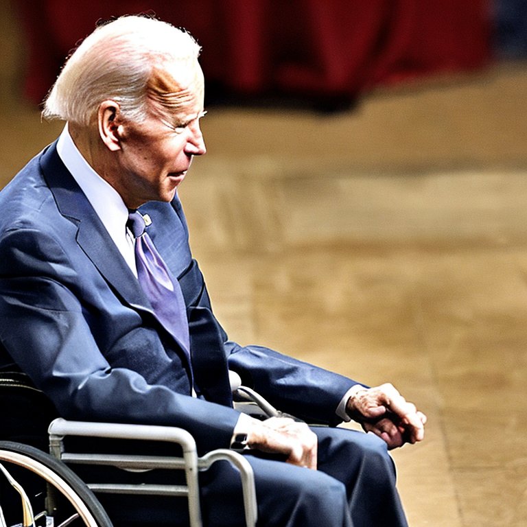 stabilityai/stablediffusion · Joe Biden in a wheelchair