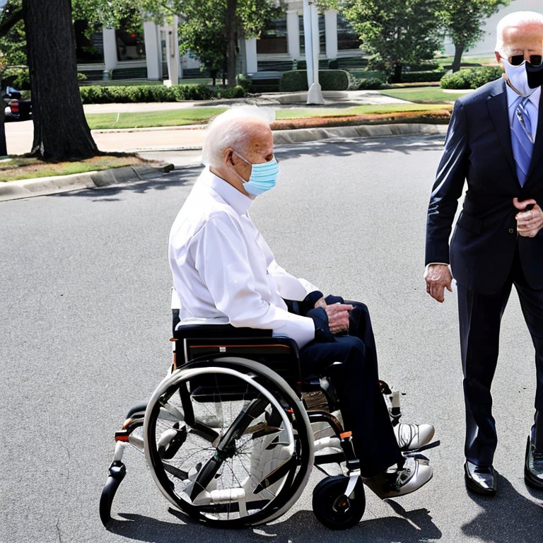 stabilityai/stablediffusion · Joe Biden in a wheelchair