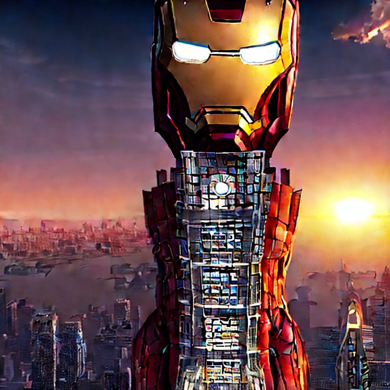 stabilityai/stablediffusion · Avengers tower, realisitc, sunset, iron