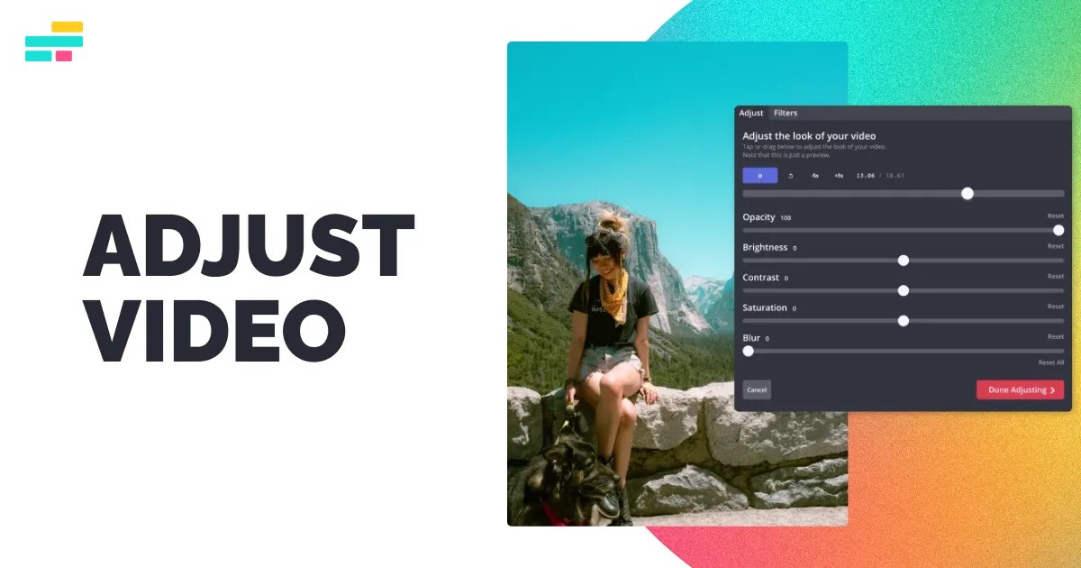Adjust Video Brightness, Saturation, Contrast Online — Kapwing
