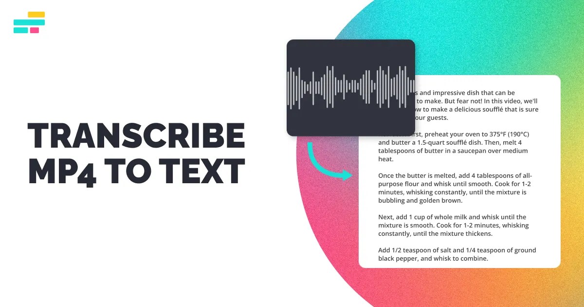 Convert MP4 to Text Transcribe MP4 Files Online