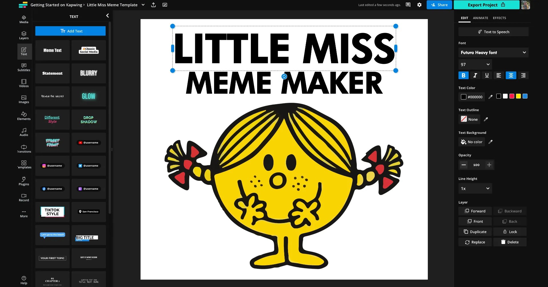 Add Text to Image Online — Kapwing