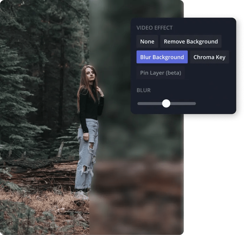 Blur Video Background — Blur Background in Video — Kapwing