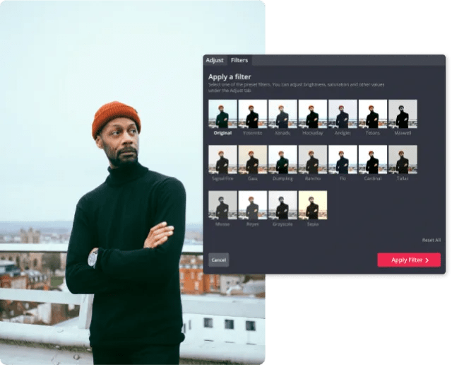 Filter Image Online — Filter Photos — Kapwing