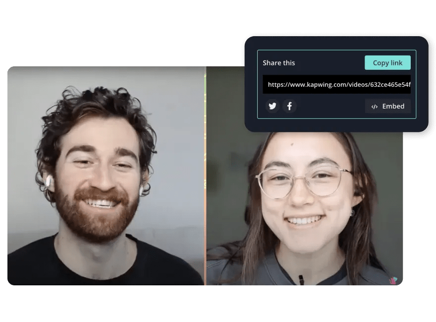 Video Link Generator — Make Video Link — Kapwing