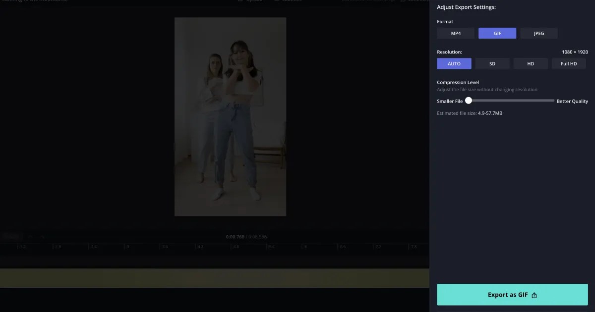 Convert Video to GIF — Online Video to GIF Converter — Kapwing